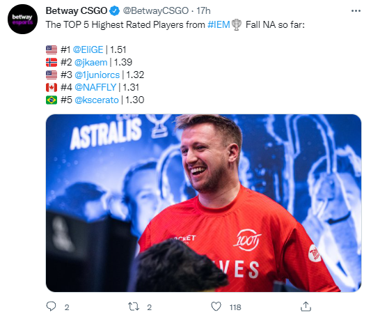 官方：gr1ks 加入 Heroic